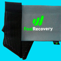 Feel Recovery - Reusable gel ice packs for back and shoulders with compression strap