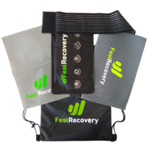 Feel Recovery - Reusable Gel Ice Packs with Compression Band for Sports Injury